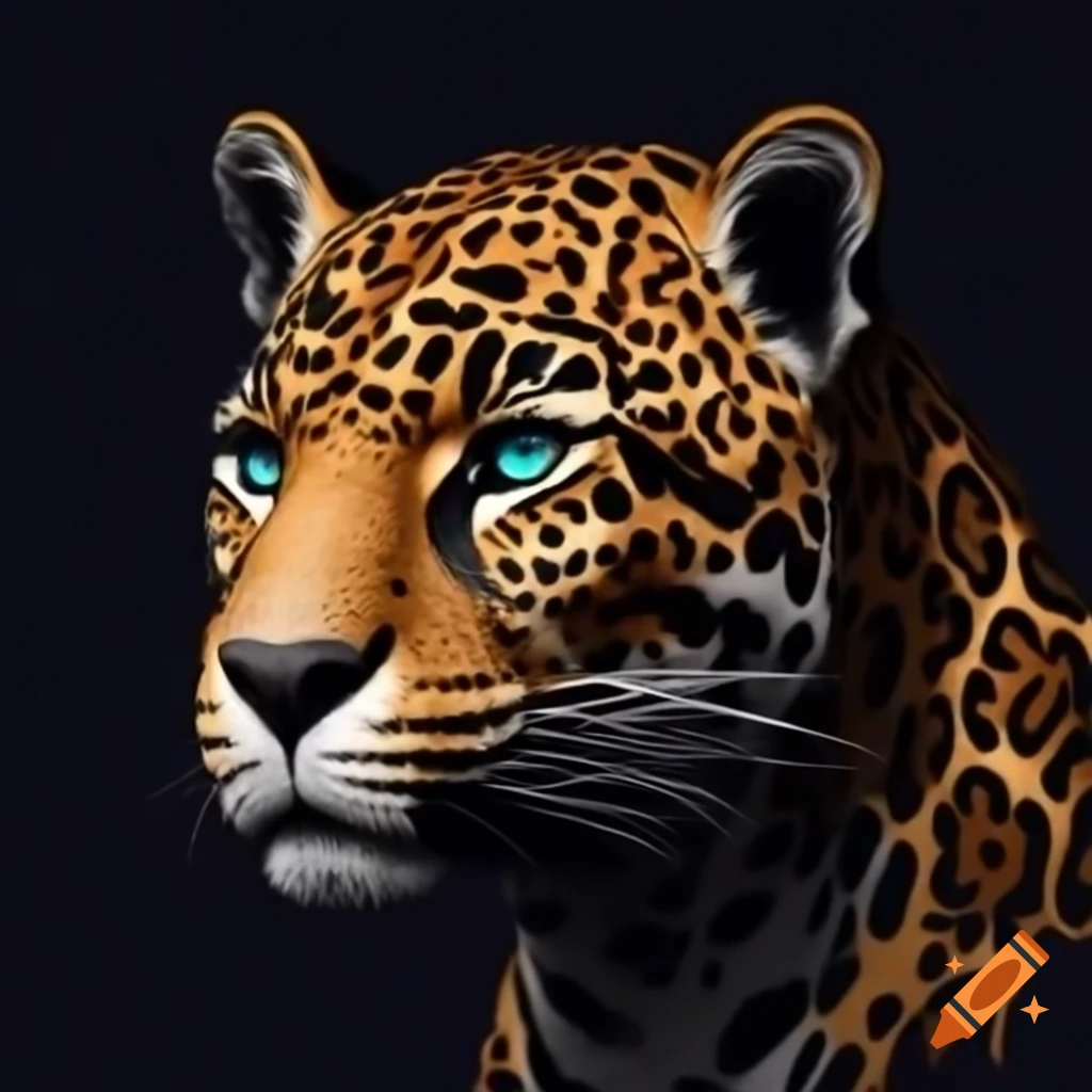 Realistic depiction of a jaguar, showcasing its features and spots
