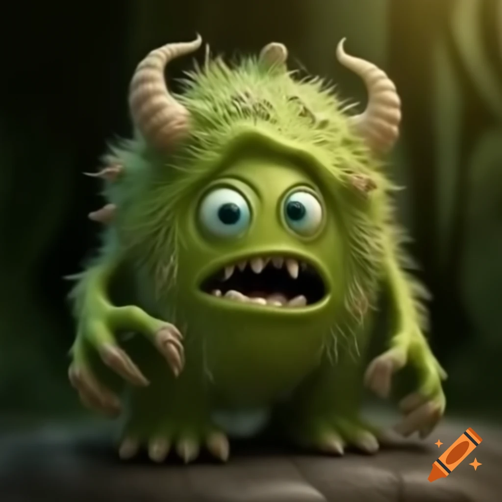 Colorful monsters from the game My Singing Monsters with plant elements