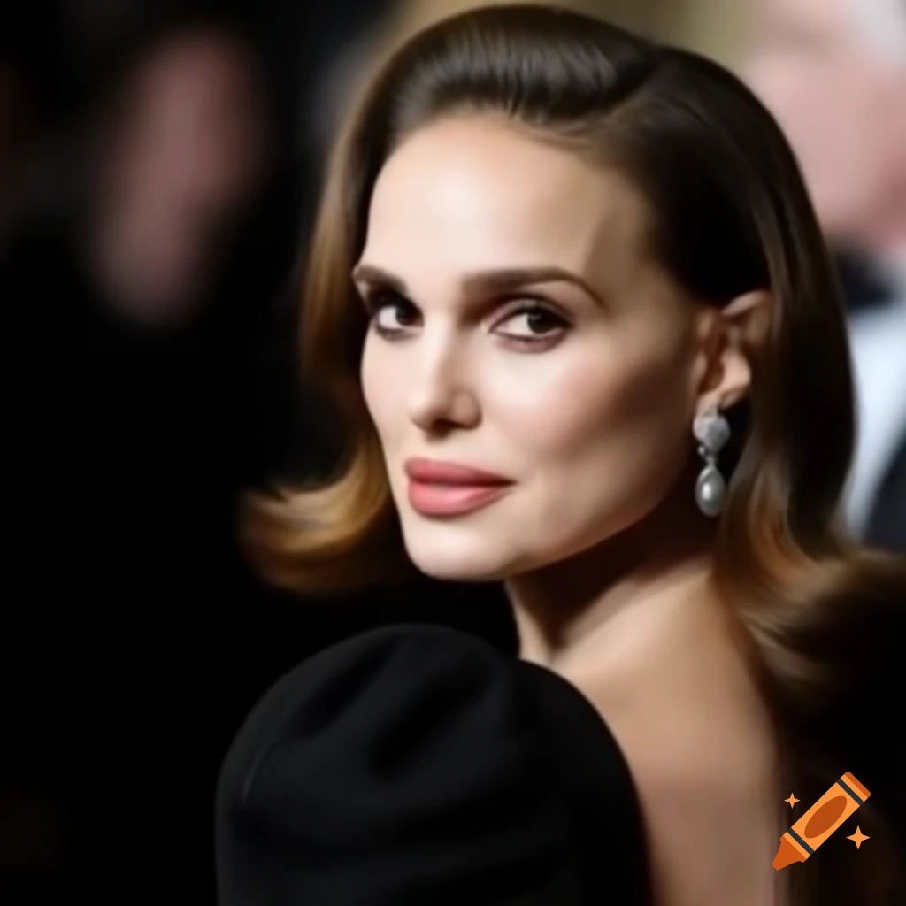 Hyper-realistic portrait of a mesmerizing European actress combining features of iconic actresses