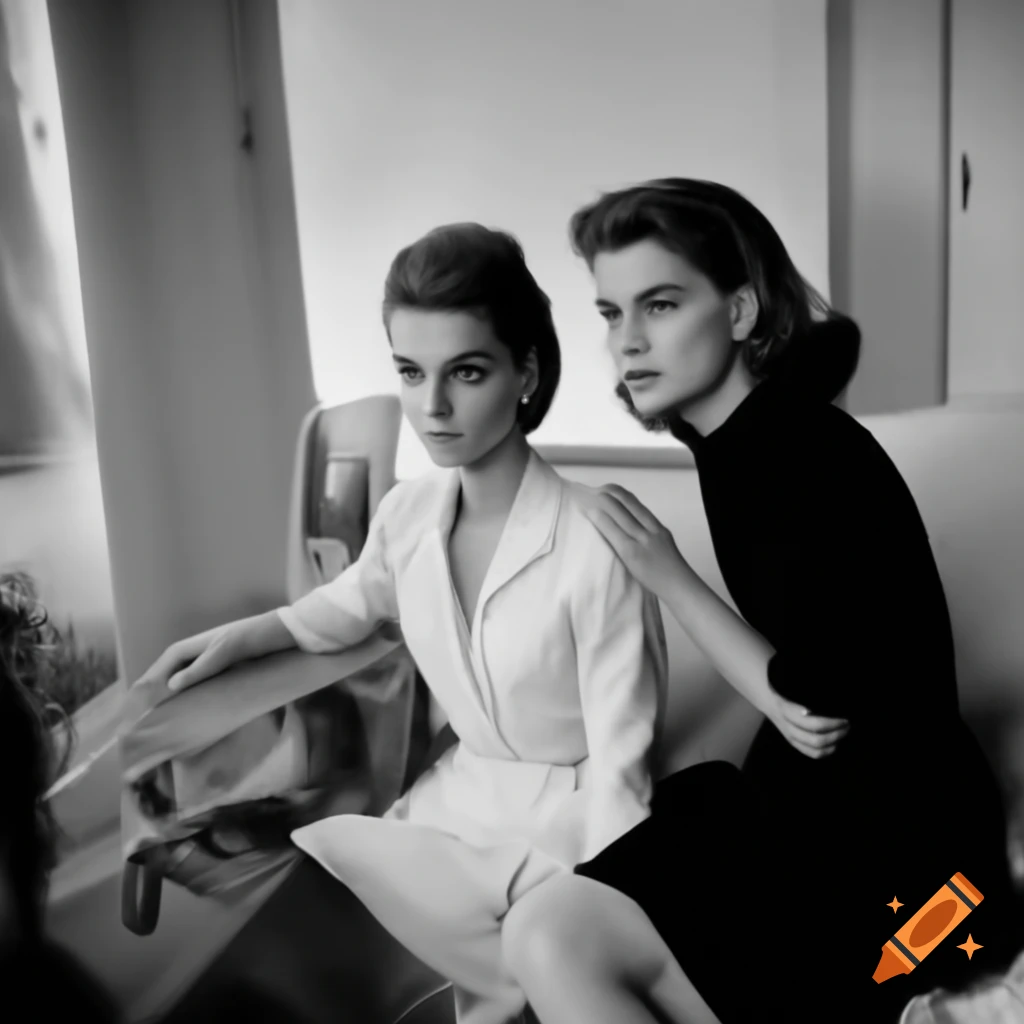 Hyper-realistic portrait of a mesmerizing European actress combining features of iconic actresses