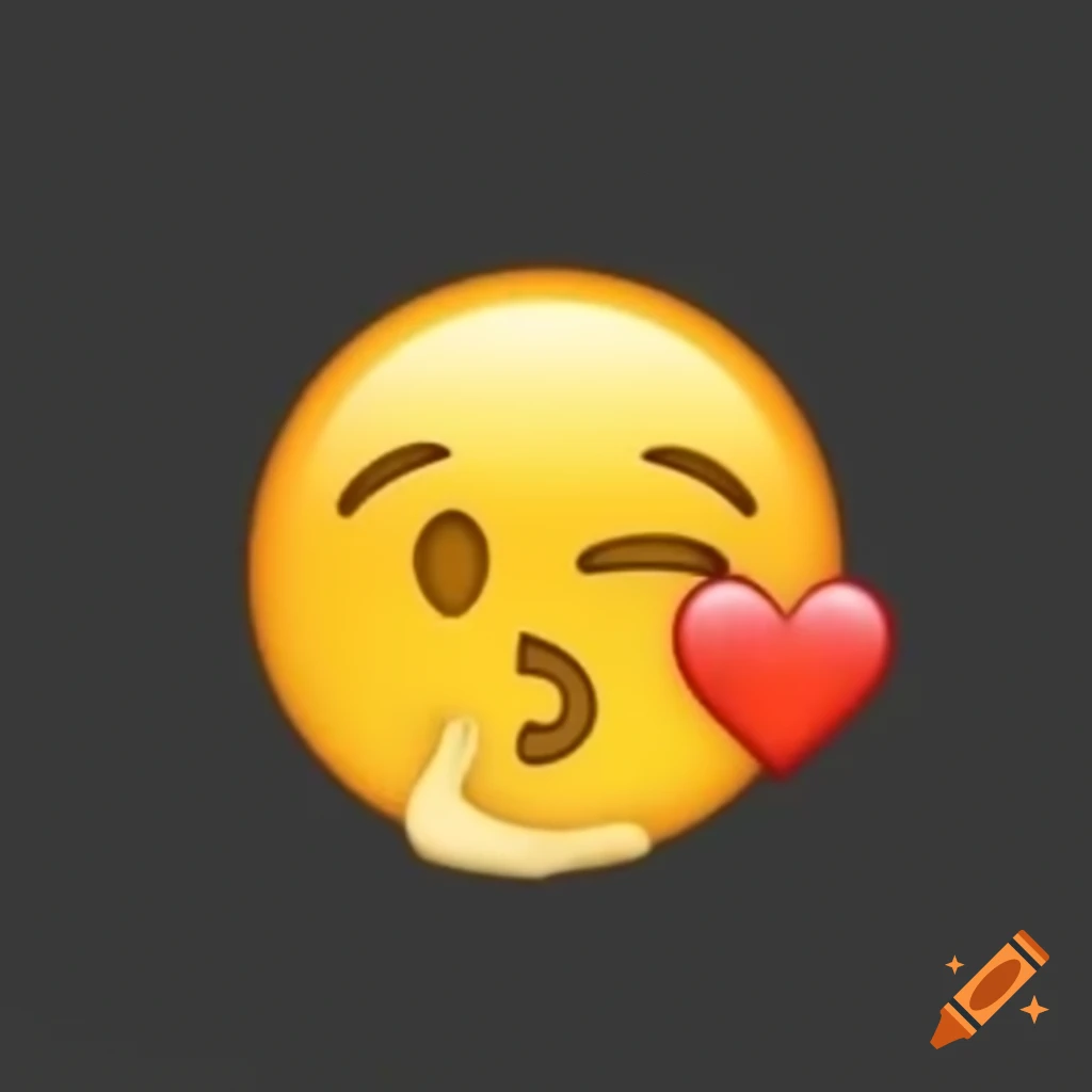 Emoji with a pouting face