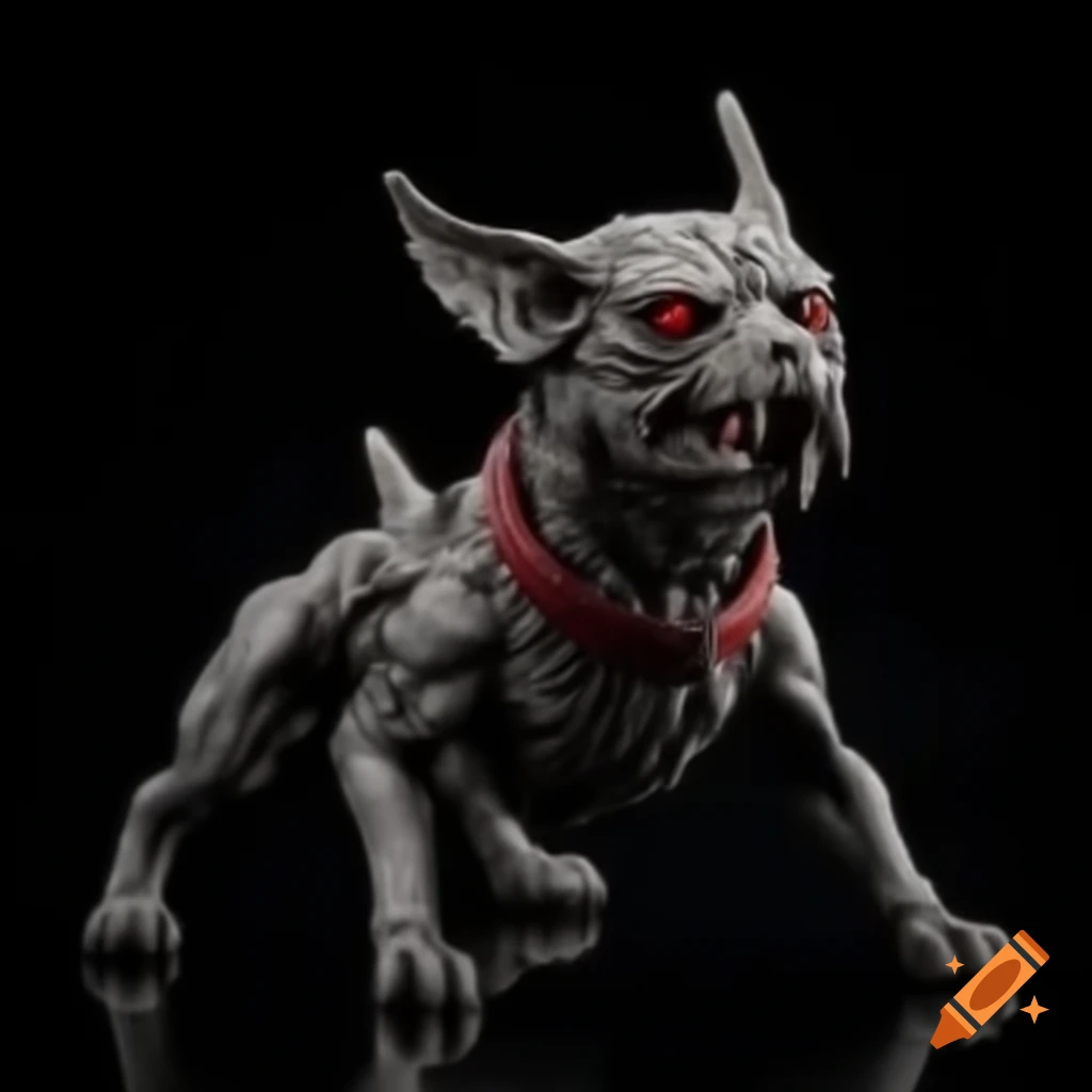 Top down reference pose of creature from Resident Evil 2