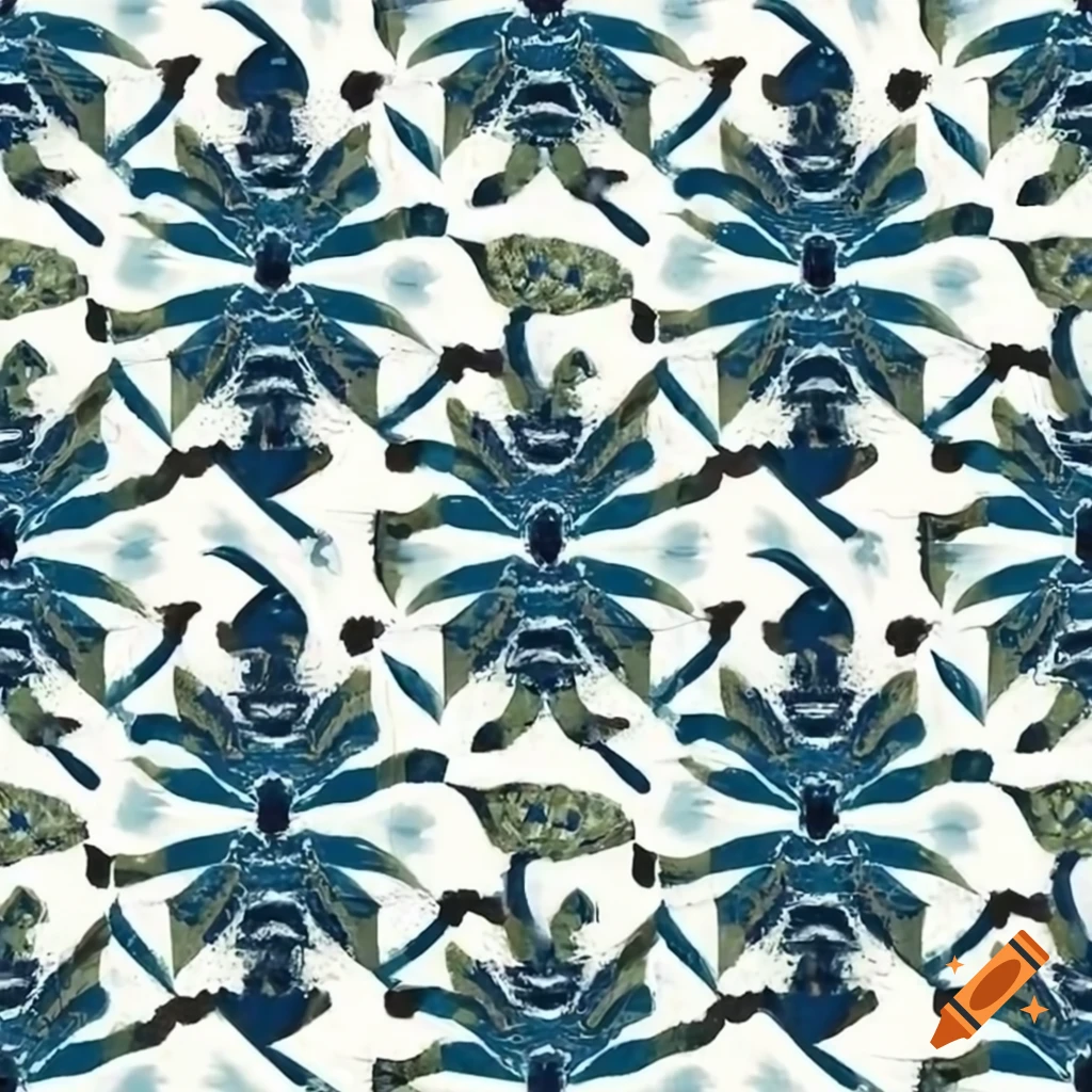 Seamless pattern of pineapples in a tile design