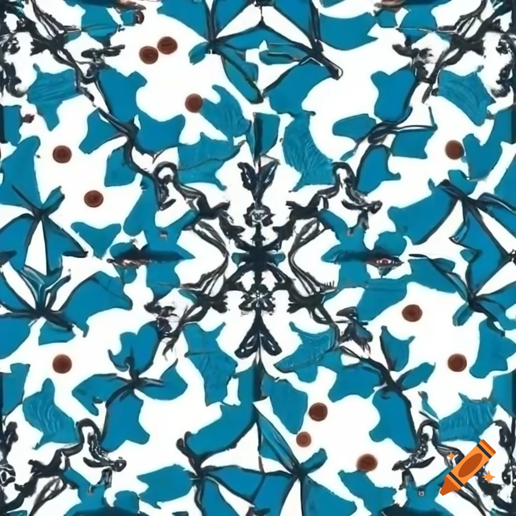 Seamless pattern of pineapples in a tile design
