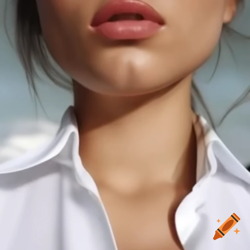 Close-up of a white shirt fabric texture