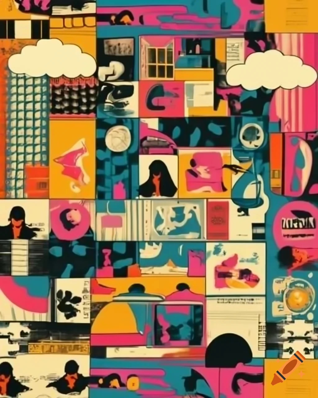 Nostalgic graphic design and photography from the 2000s