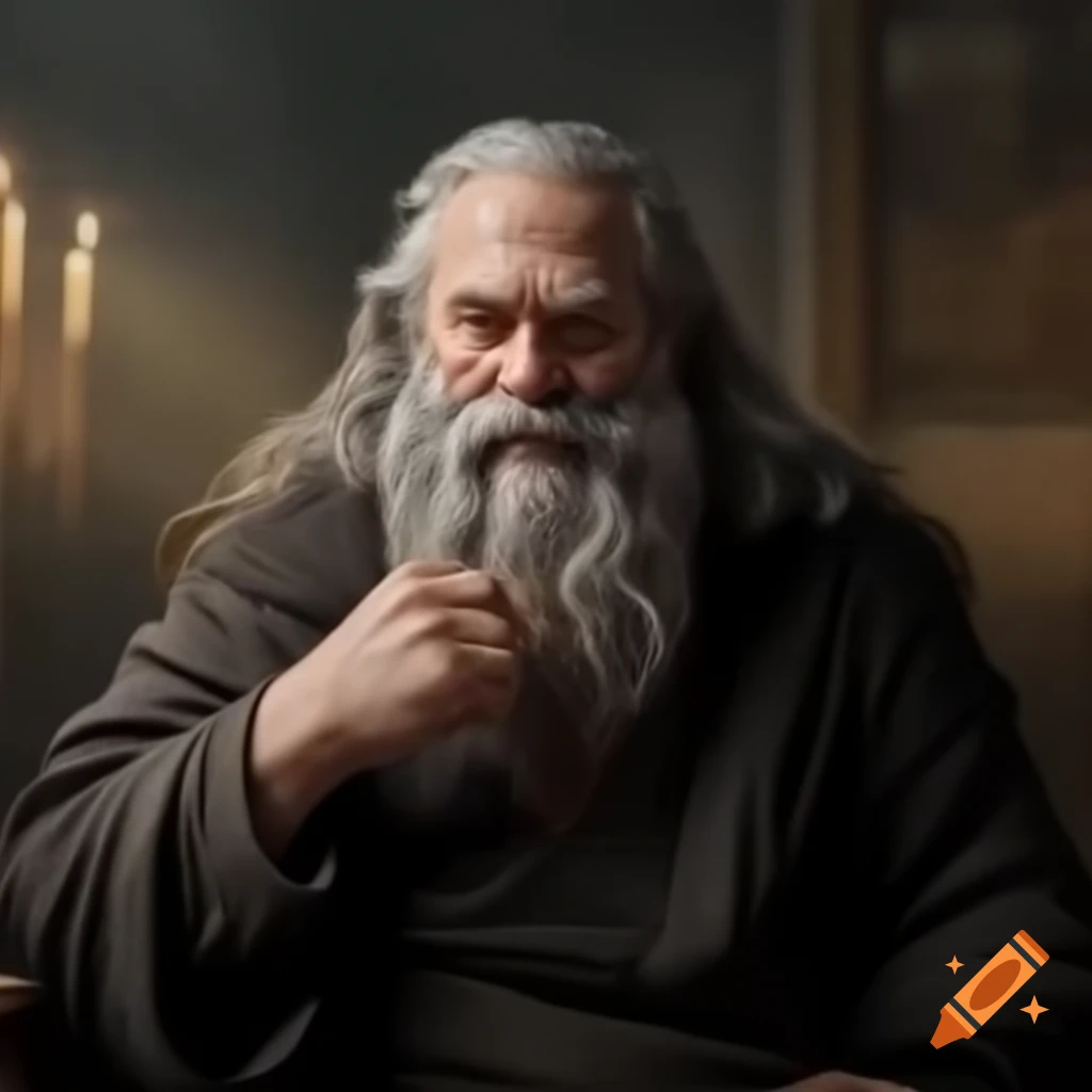 Elon Musk depicted as Socrates in an artistic interpretation