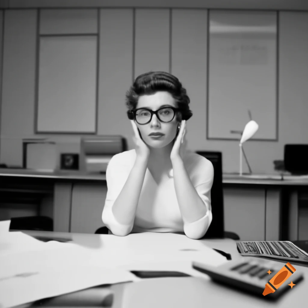 Black Woman Working In Office On Computer Surrounded By Control Screens 