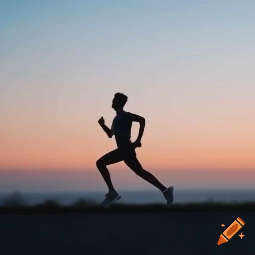 Person running symbolizing inclusion, inspiration, and personal improvement