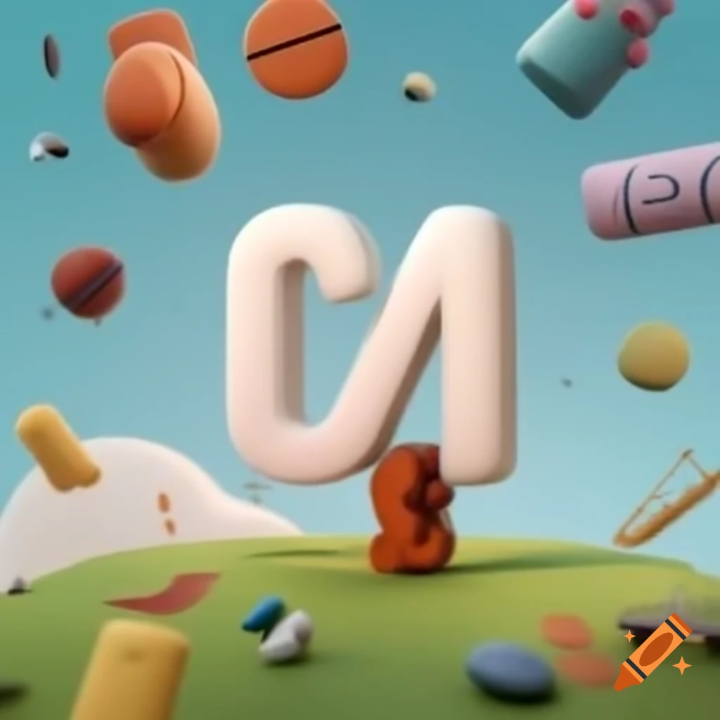 Creative design featuring the word 'English'