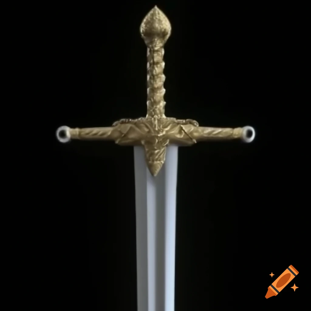 Intricately detailed holy sword