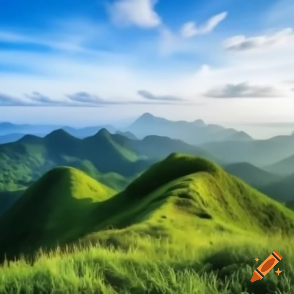 Scenic mountains at Fraser's Hill, Malaysia