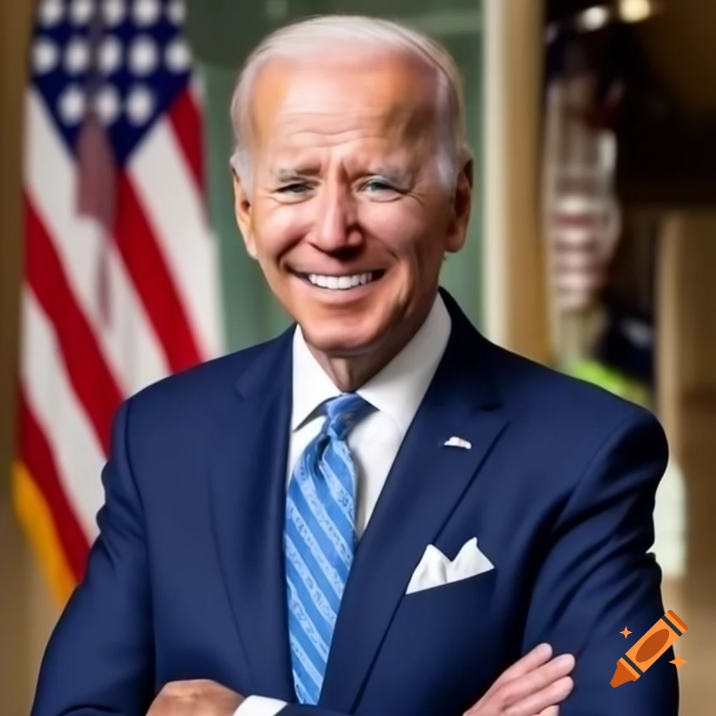 Infant resembling Joe Biden
