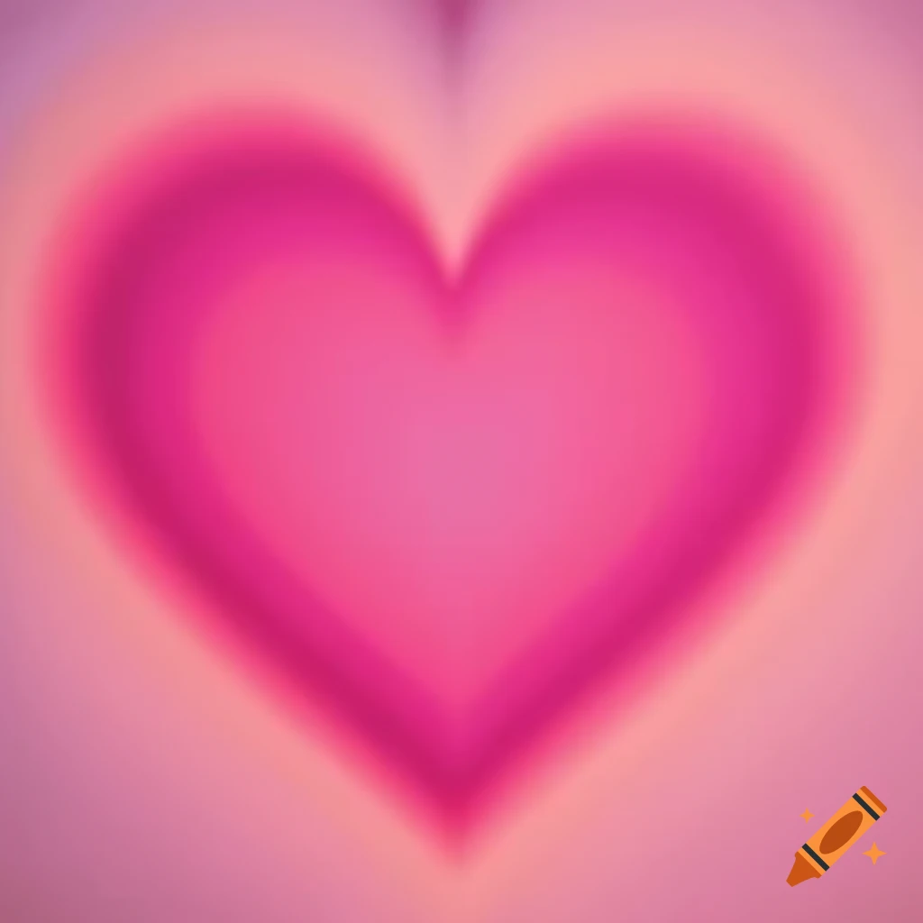 2000s airbrushed pink heart design with pinstriping