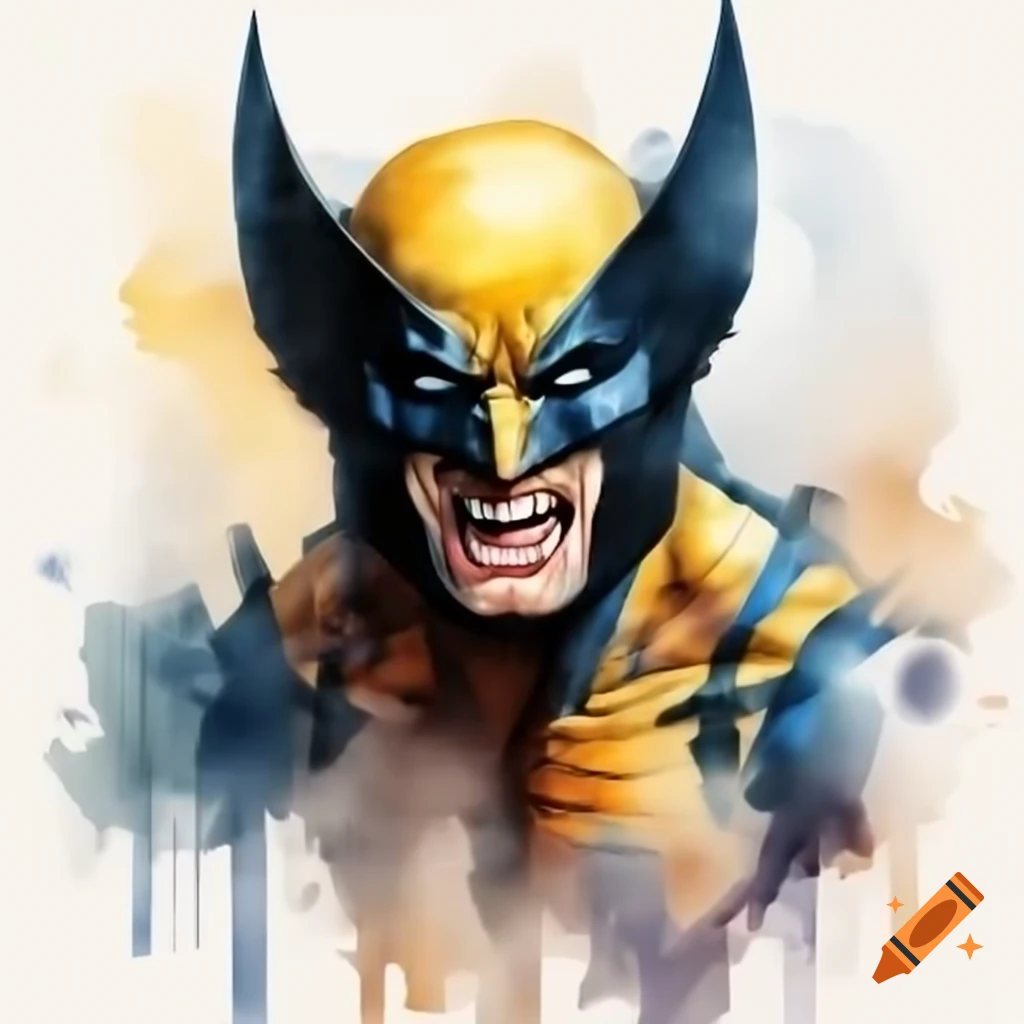 Wolverine Knight growling, dynamic pose