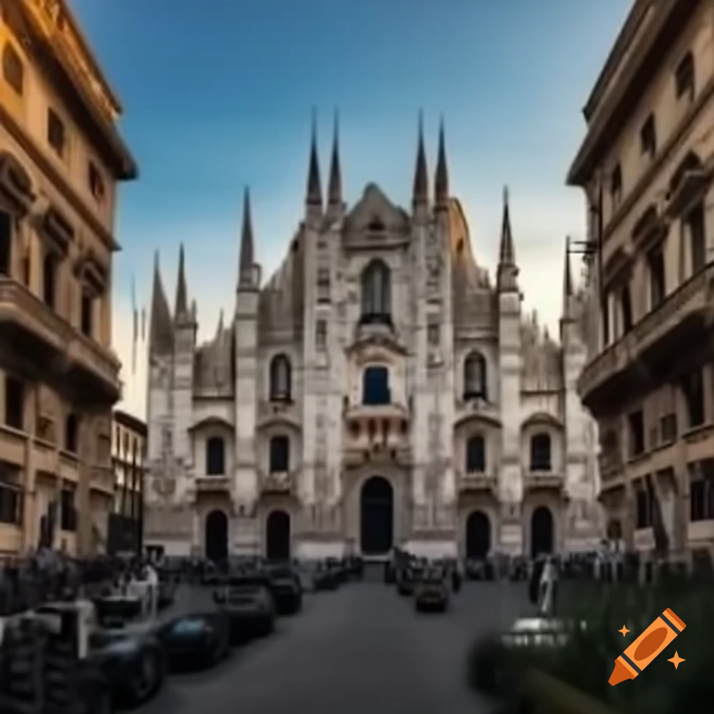 Milano skyline featuring numerous skyscrapers