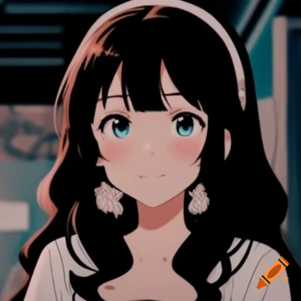 Anime woman character illustration