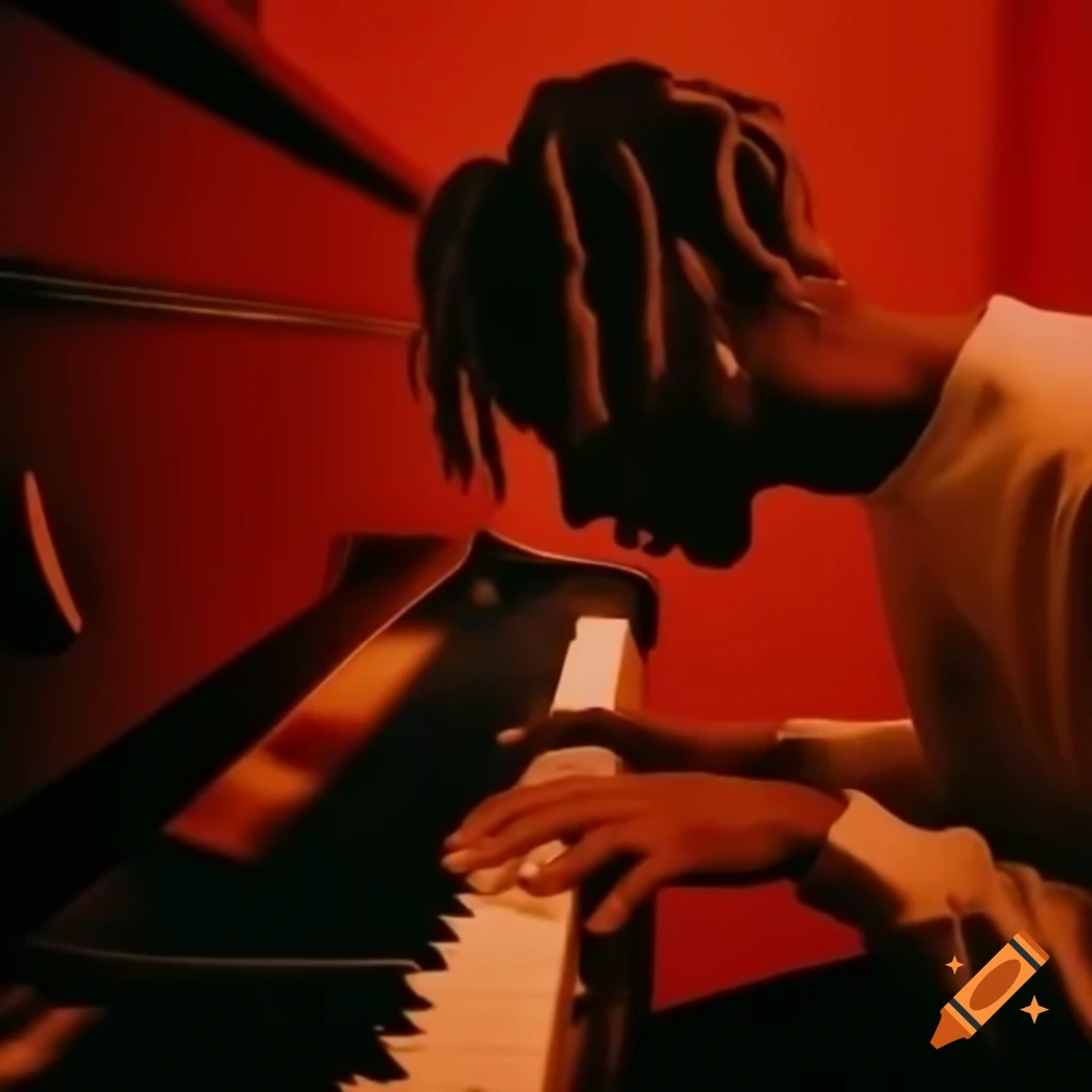 Red piano inspired by Playboi Carti
