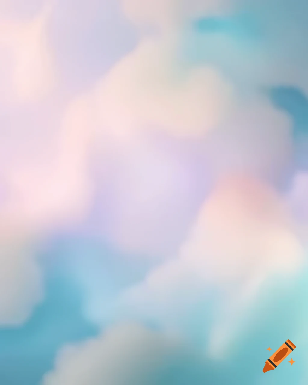 Dreamy backdrop in soft pastel hues for calming designs