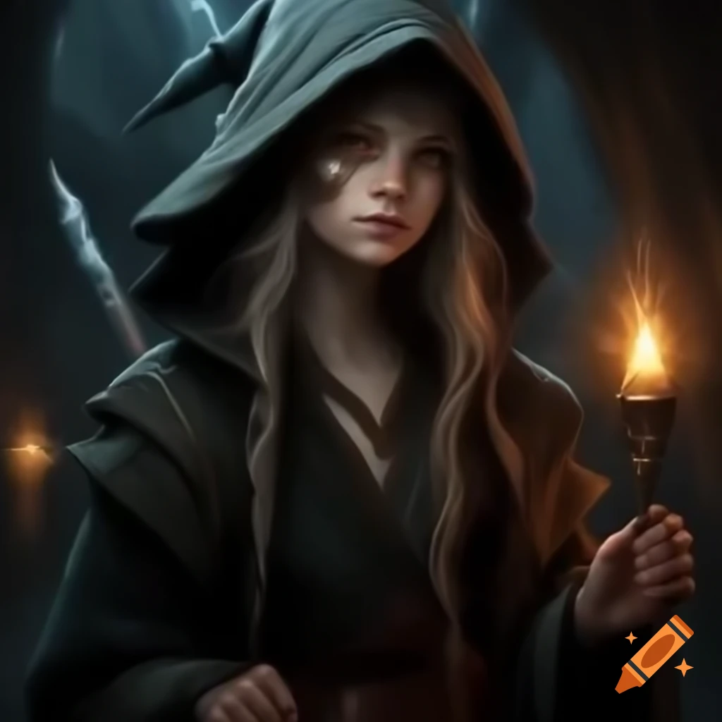Elven thief wizard character