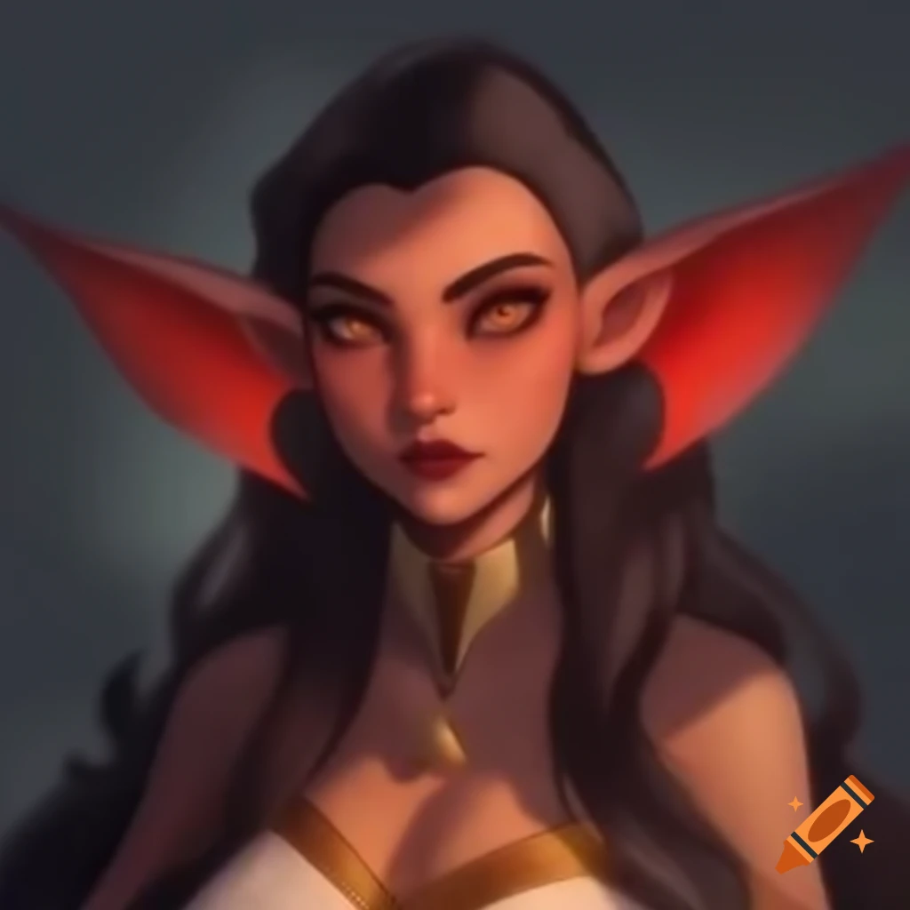 Female elf character design