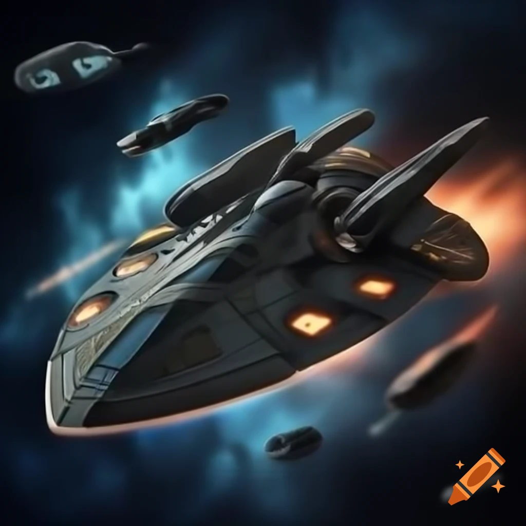 Elaborate starship design