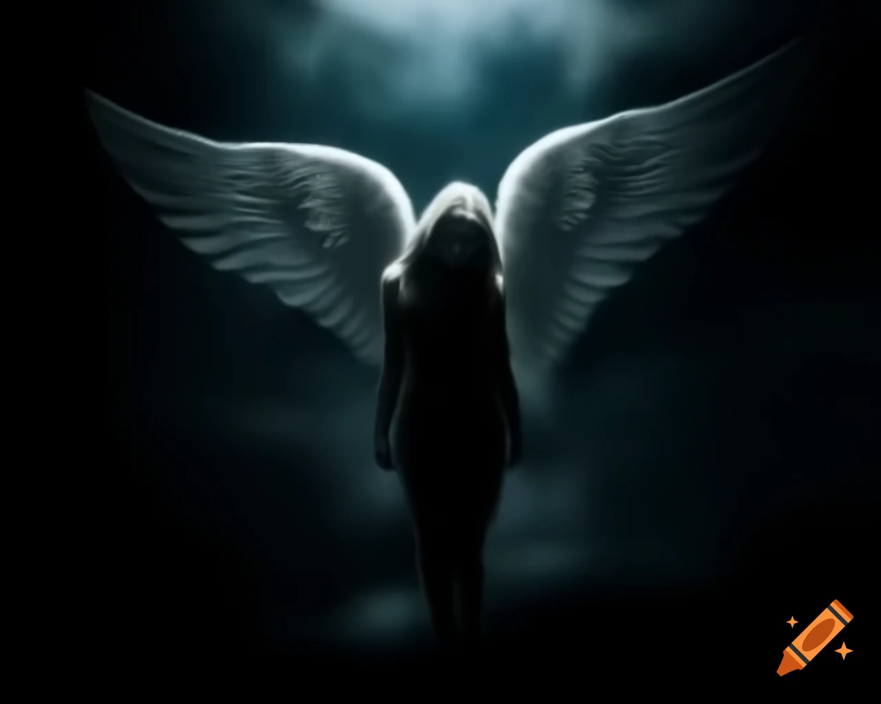 Artistic representation of angel of death