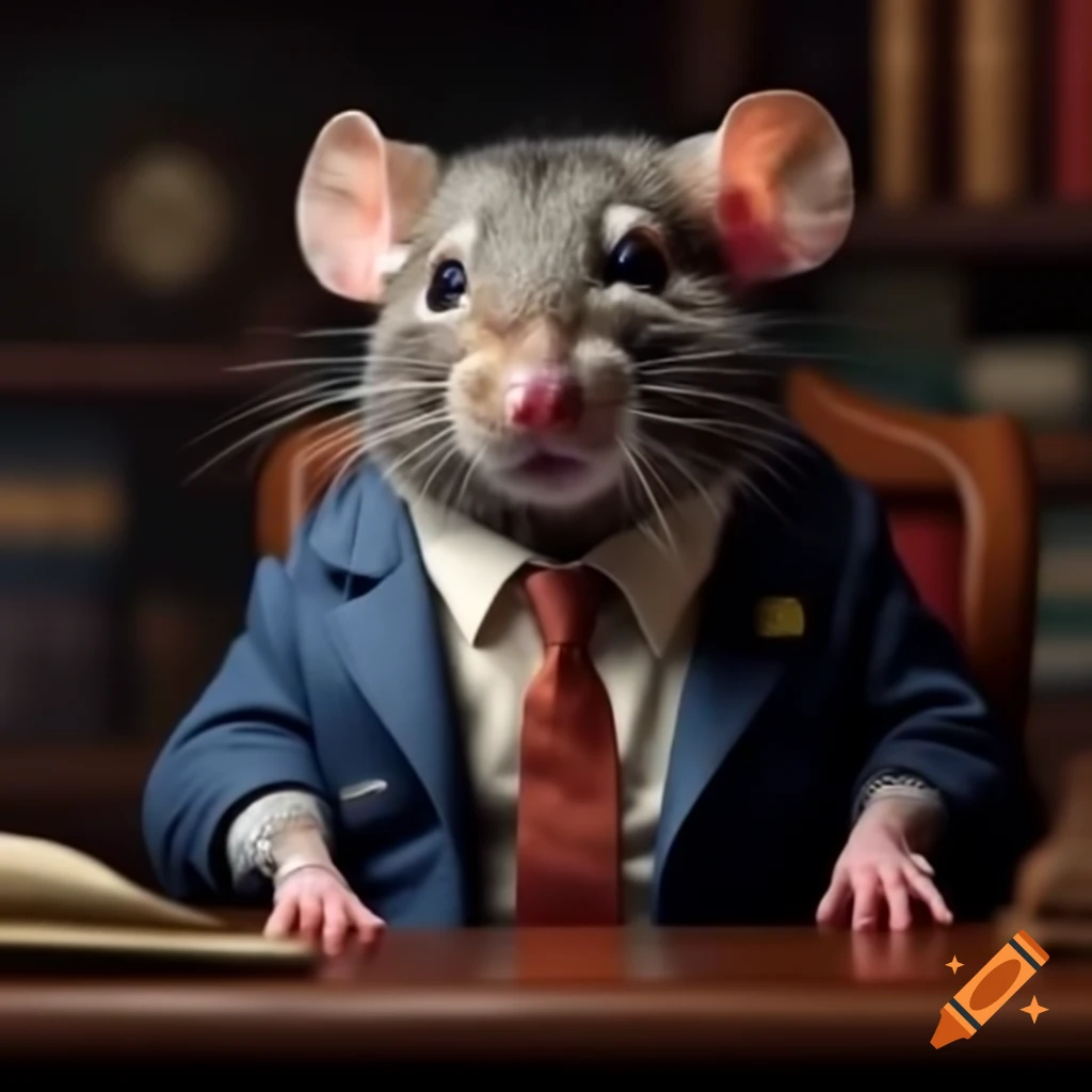 Rat themed mayor candidate concept