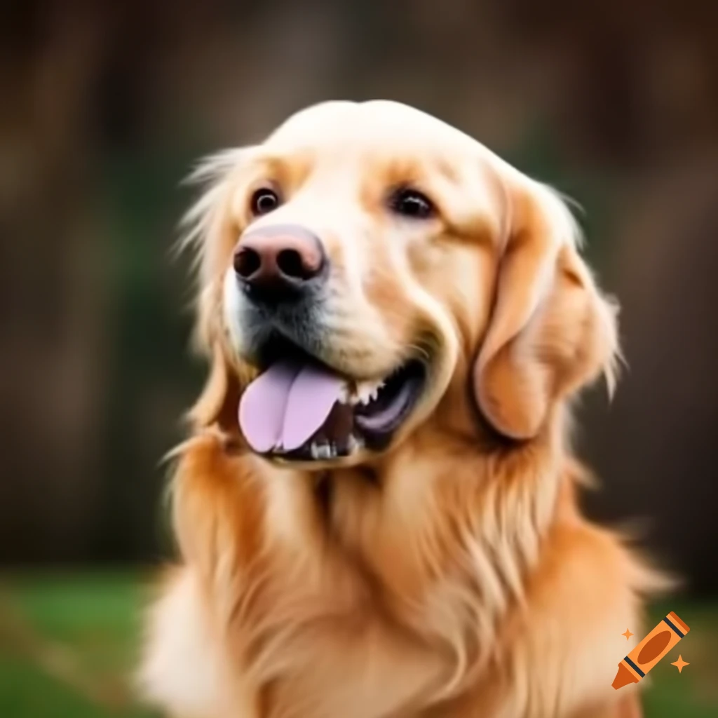 Golden retriever dog