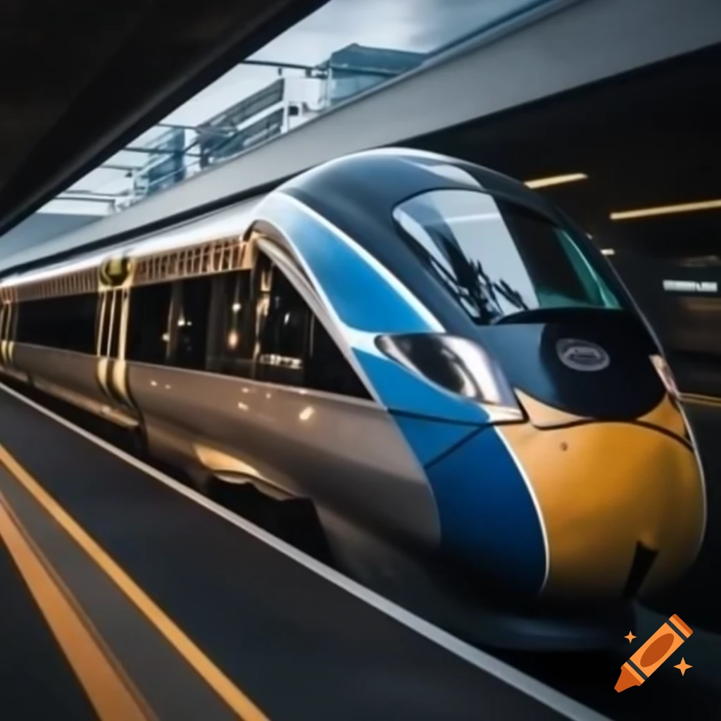 High-speed rail elements with a focus on modern train design