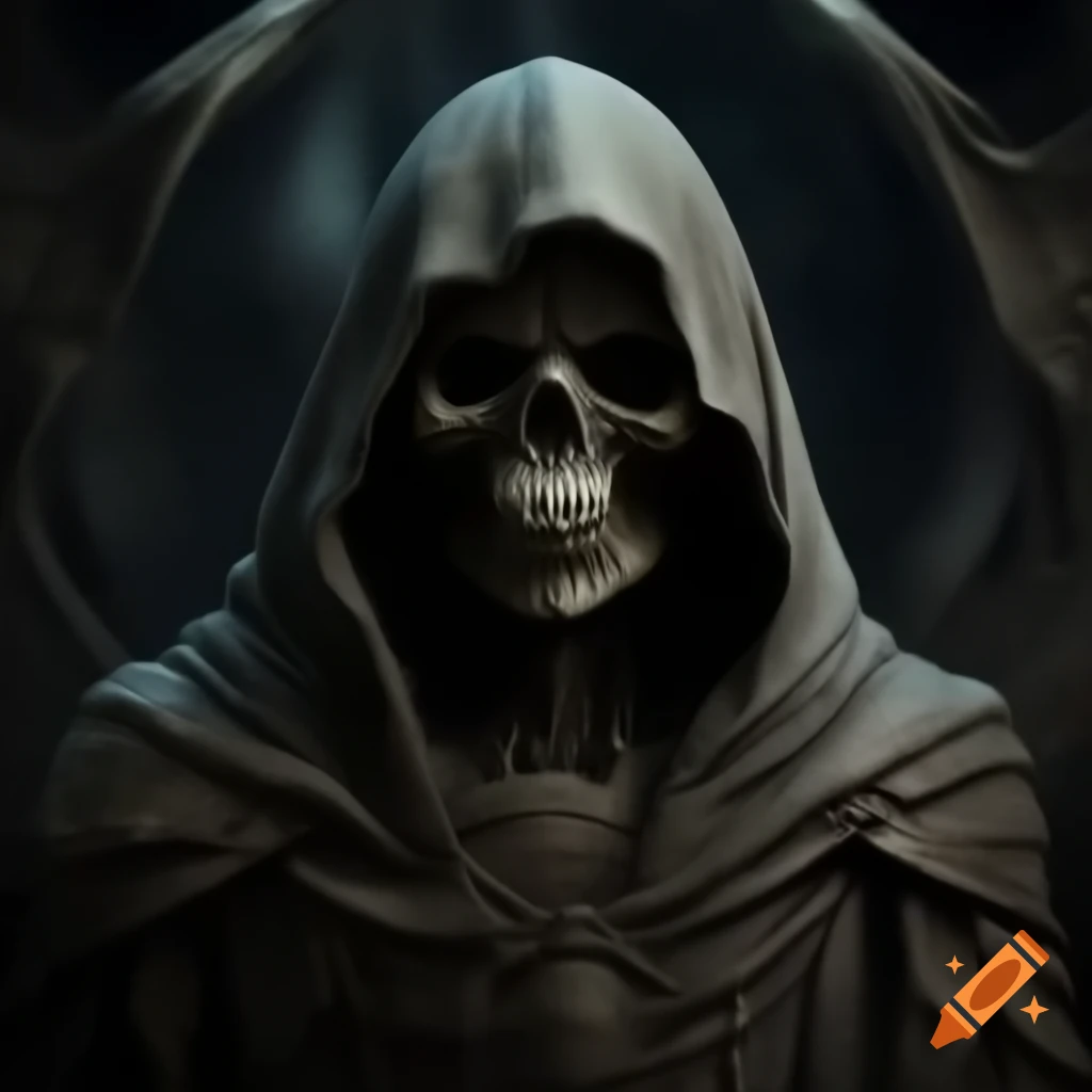 Dark vintage cemetery filled with wraiths