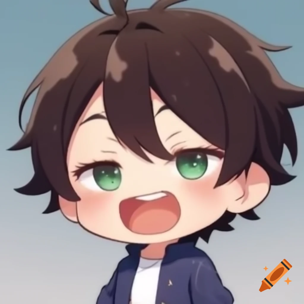 Cute chibi anime character design