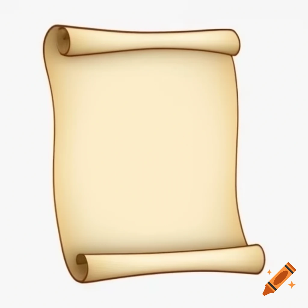 Blank message scroll