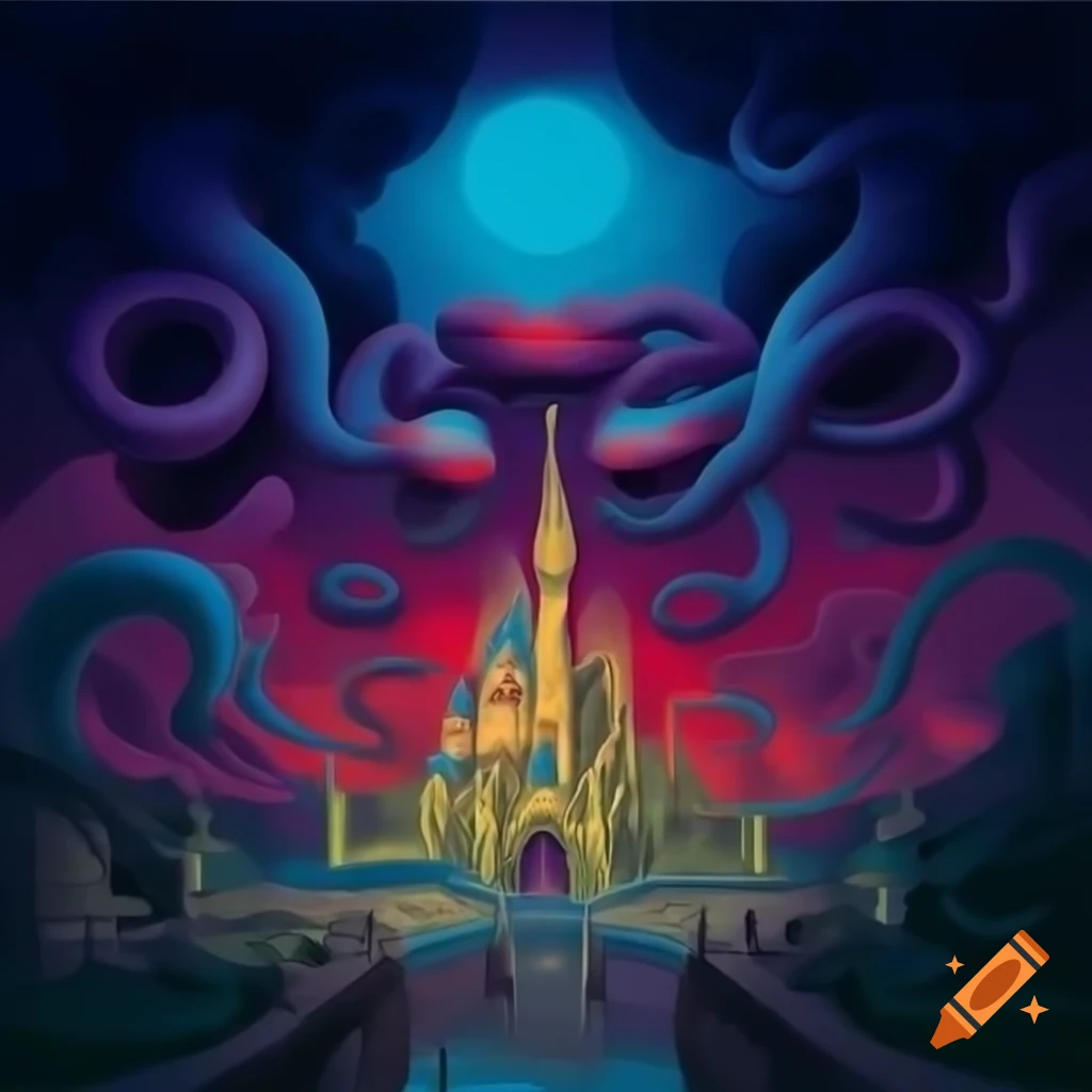 Surreal fantasy illustration of Aladdin by Greg Rutkowski