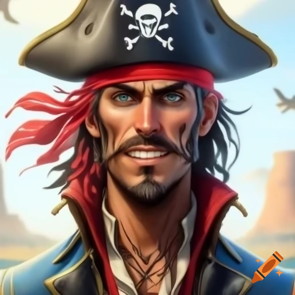 Coloring ebook featuring pirate theme