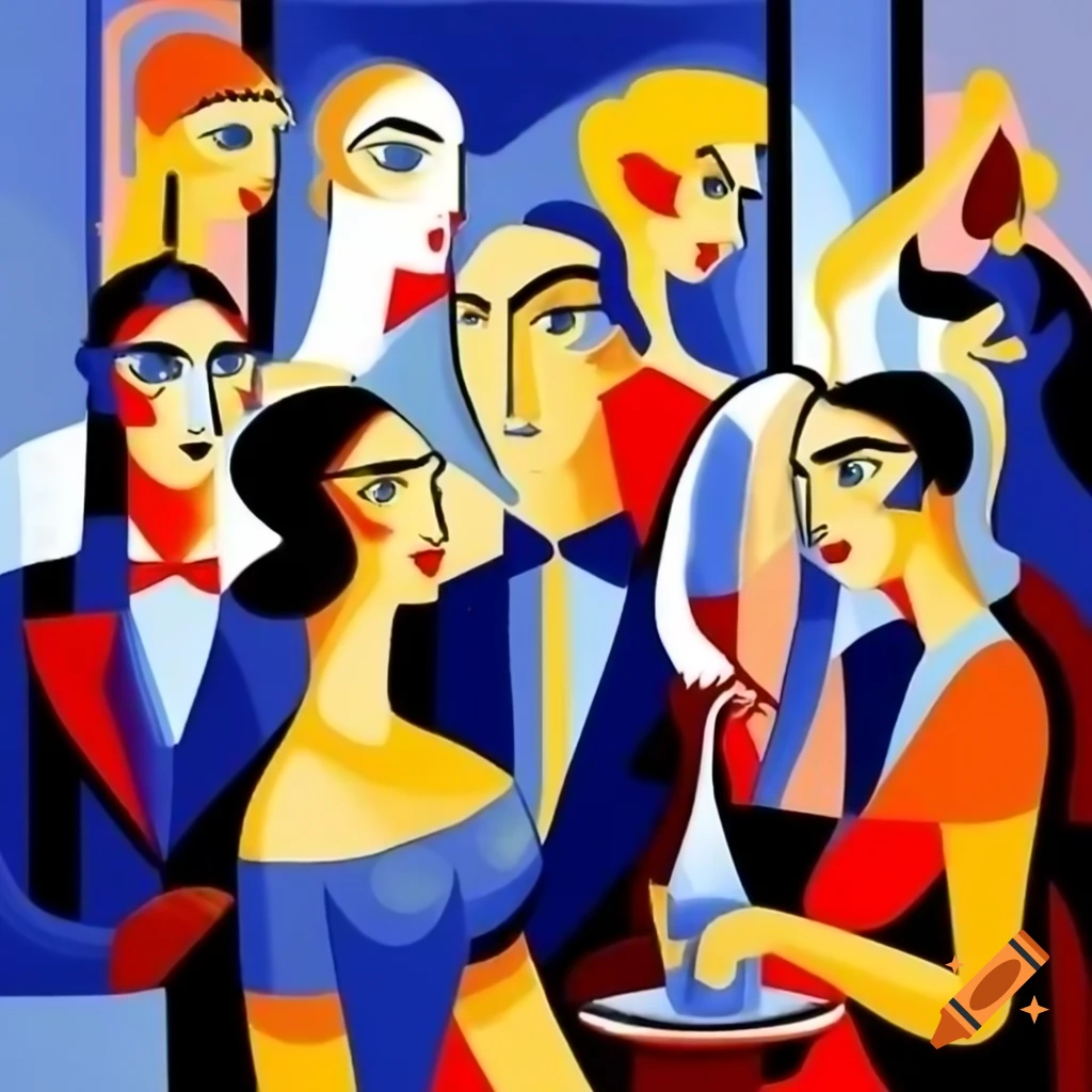 Art deco party inspired by Pablo Picasso's style