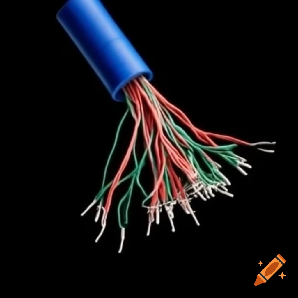 Tangled Battery Cables Connected To A Large Battery On Craiyon