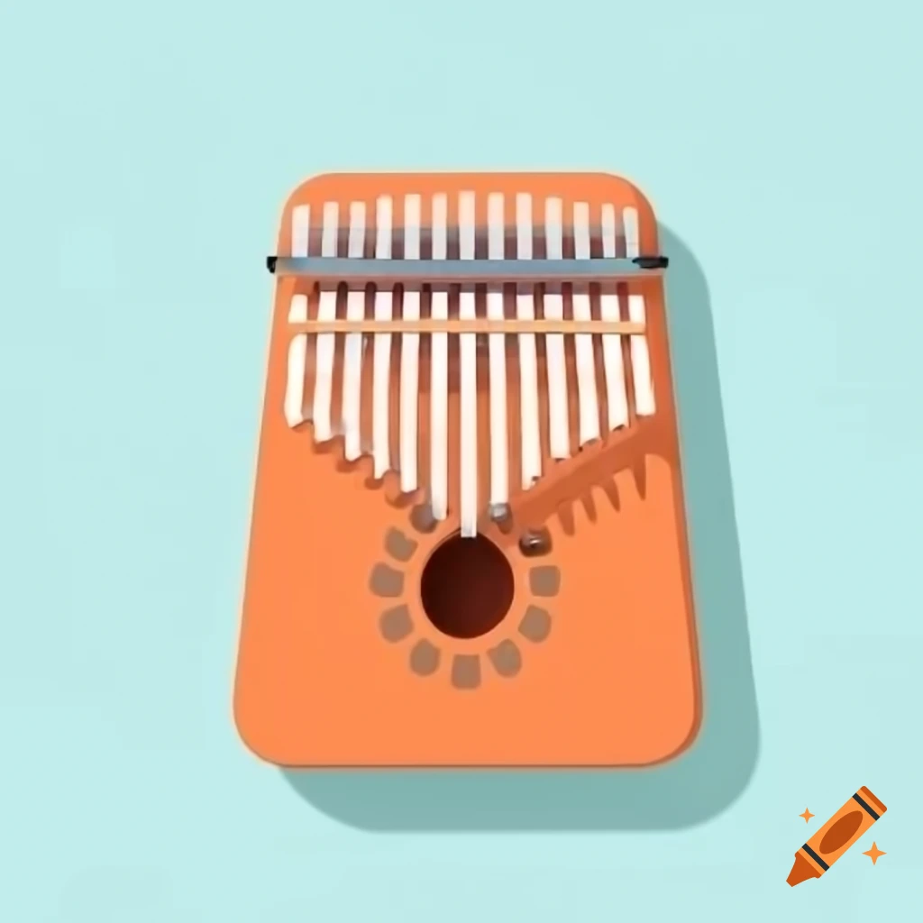 Stylized kalimba instrument design