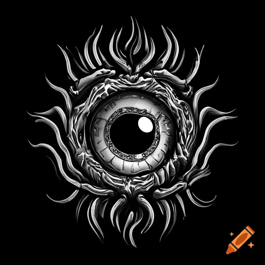 Abstract representation of a hive mind entity with tentacles