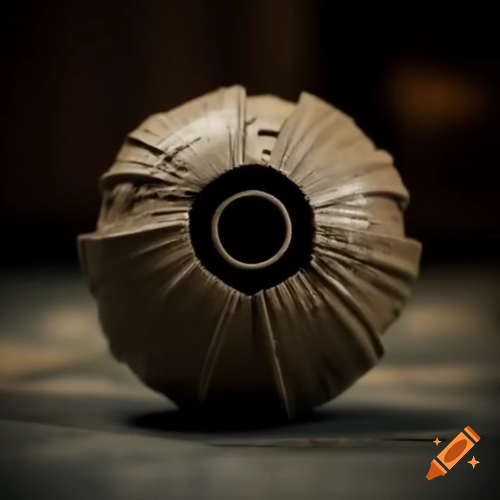 Ninja-themed paper bomb design