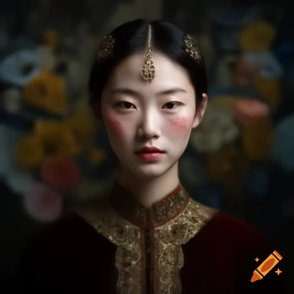 Artistic representation with orientalist themes on craiyon