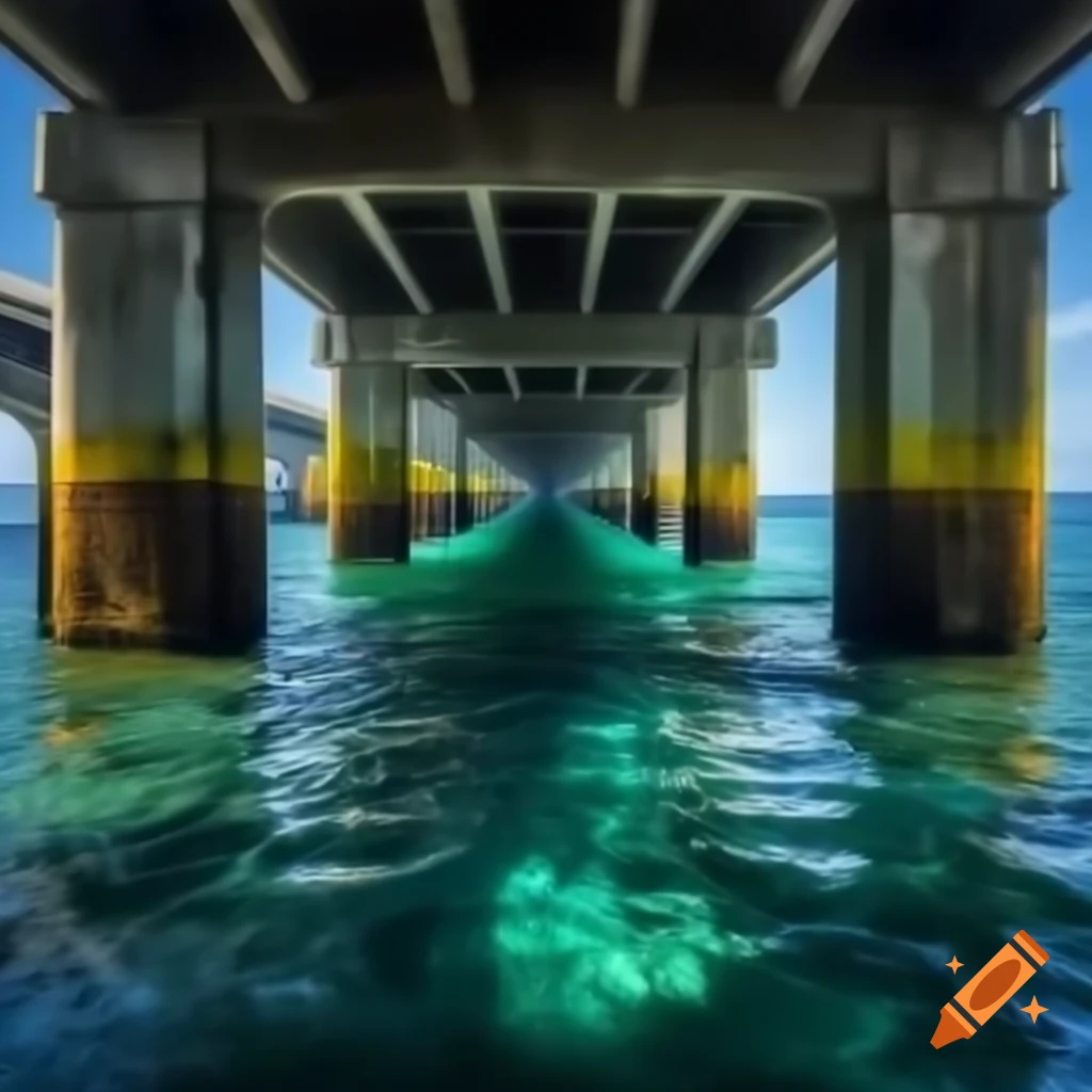 Underwater concrete manufacturing process for bridge pier construction