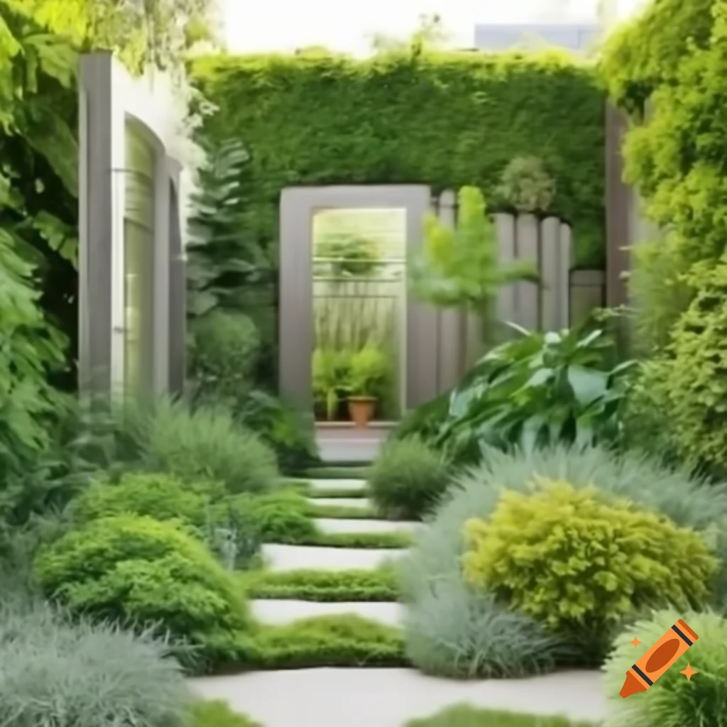 A box with a garden