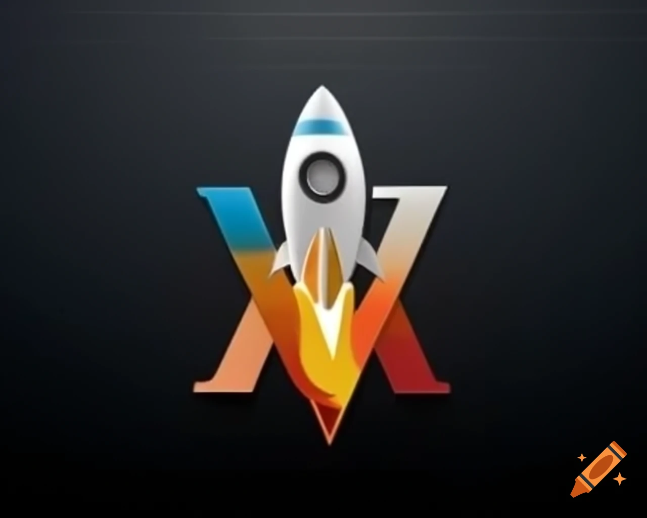 Car brand logo featuring rocket and 'Wald World' text