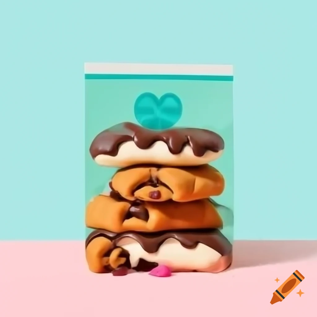 Concept for appealing chocolate-covered biscuit packaging aimed at Generation Z