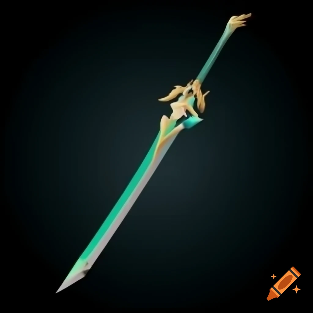 Genshin Impact pyro wielder with Mondstadt sword