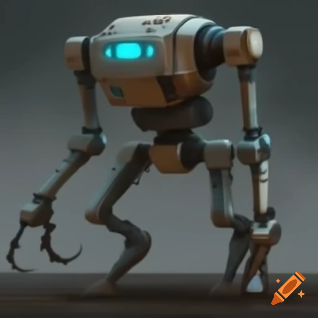 Skaven character with robotic limbs, a fusion of fantasy and technology