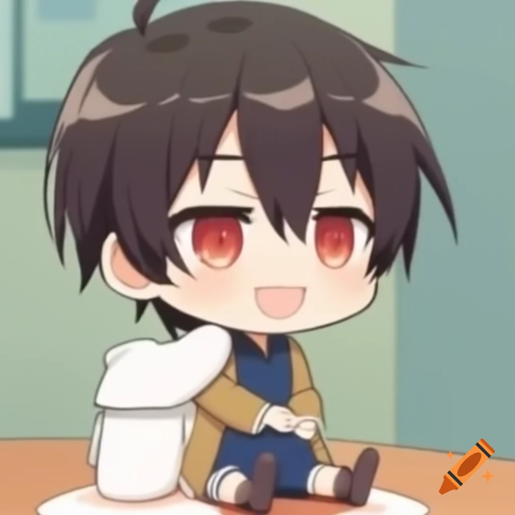 Cute chibi anime character design