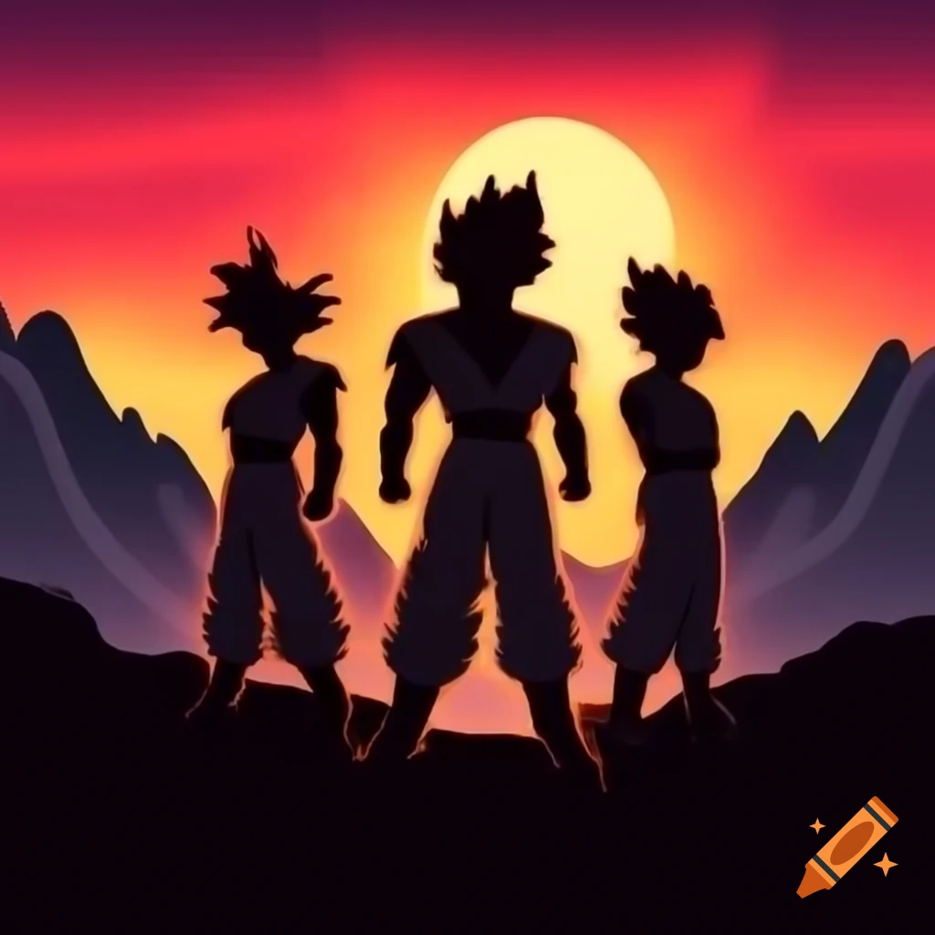 Goku transforming into legendary super saiyan in dynamic pose on craiyon