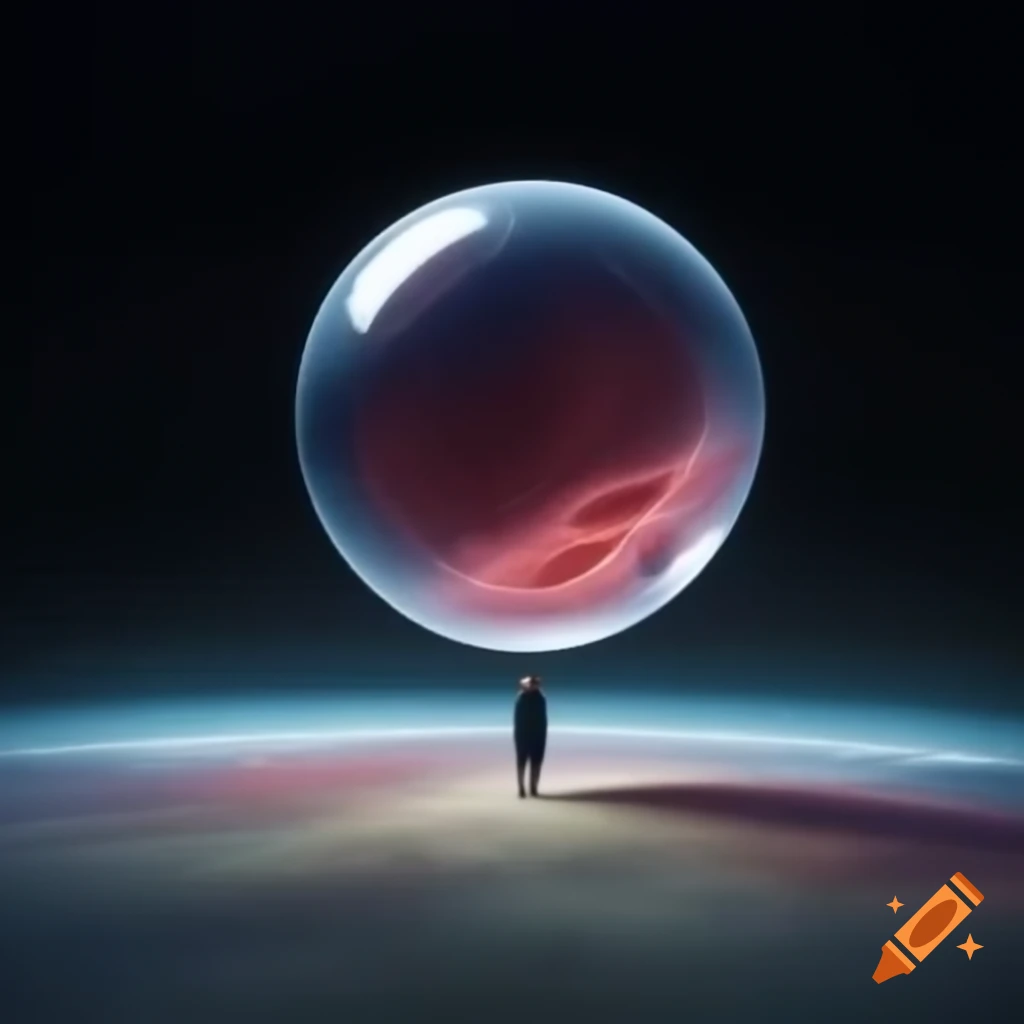 Microscopic bubble of radiant energy in dark universe, Miyazaki style